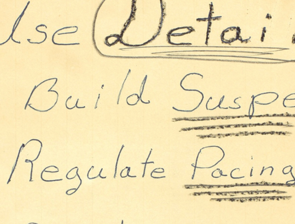 Octavia Butler's notebooks